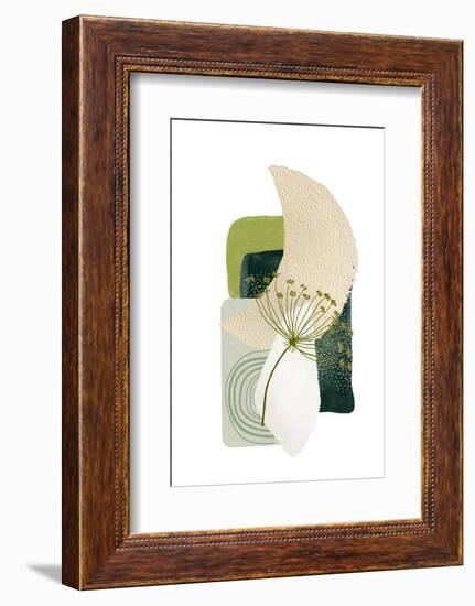 Green Shapes 2-Sally Ann Moss-Framed Photographic Print