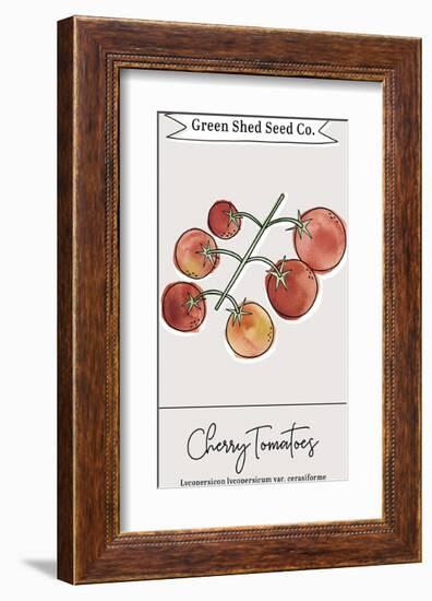 Green Shed Seeds - Tomatoes-Clara Wells-Framed Giclee Print