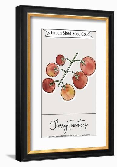 Green Shed Seeds - Tomatoes-Clara Wells-Framed Giclee Print