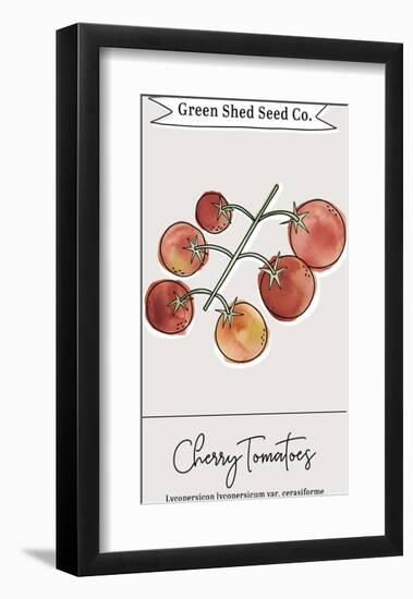 Green Shed Seeds - Tomatoes-Clara Wells-Framed Giclee Print