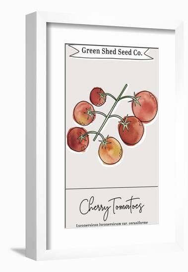 Green Shed Seeds - Tomatoes-Clara Wells-Framed Giclee Print