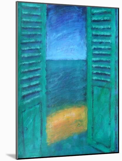 Green Shutters-Sara Hayward-Mounted Giclee Print