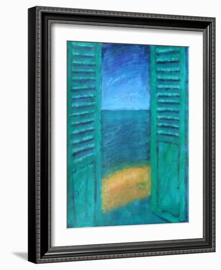 Green Shutters-Sara Hayward-Framed Giclee Print