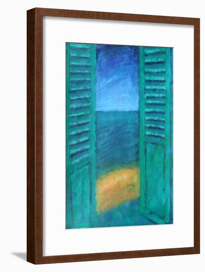 Green Shutters-Sara Hayward-Framed Giclee Print