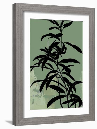 Green Silhouette II-Asia Jensen-Framed Art Print