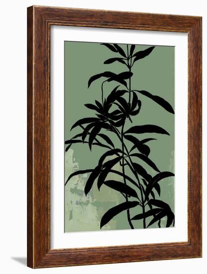 Green Silhouette II-Asia Jensen-Framed Art Print