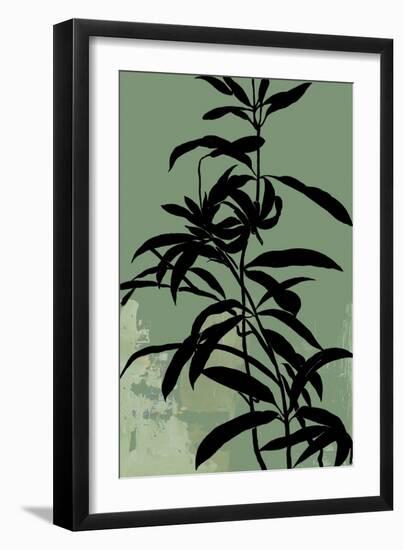 Green Silhouette II-Asia Jensen-Framed Art Print