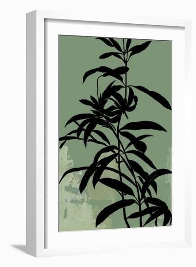 Green Silhouette II-Asia Jensen-Framed Art Print