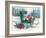 Green Sleigh-Carol Rowan-Framed Art Print