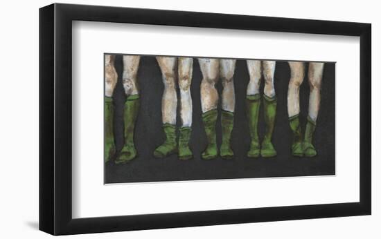 Green Socks-Kara Smith-Framed Art Print
