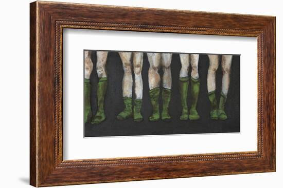 Green Socks-Kara Smith-Framed Art Print