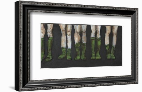 Green Socks-Kara Smith-Framed Art Print