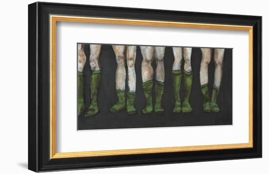 Green Socks-Kara Smith-Framed Art Print