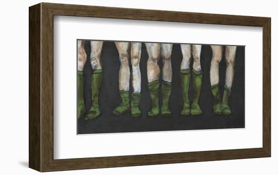 Green Socks-Kara Smith-Framed Art Print