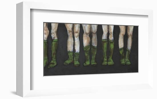 Green Socks-Kara Smith-Framed Art Print