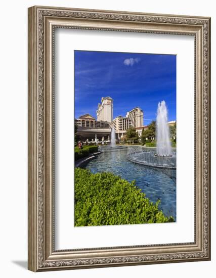 Green Space at Caesars, Garden and Fountains at Caesars Palace Hotel, Las Vegas, Nevada, Usa-Eleanor Scriven-Framed Photographic Print