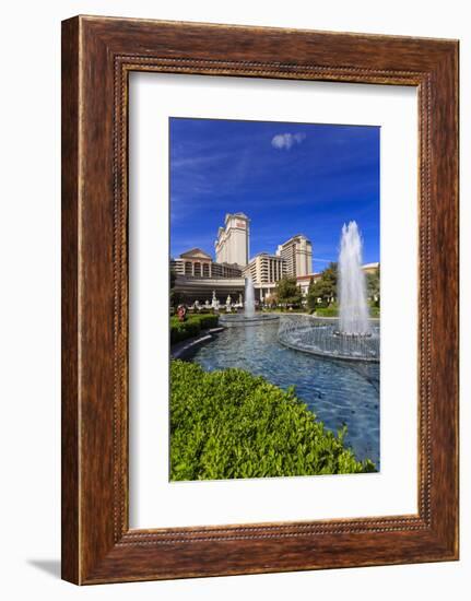 Green Space at Caesars, Garden and Fountains at Caesars Palace Hotel, Las Vegas, Nevada, Usa-Eleanor Scriven-Framed Photographic Print