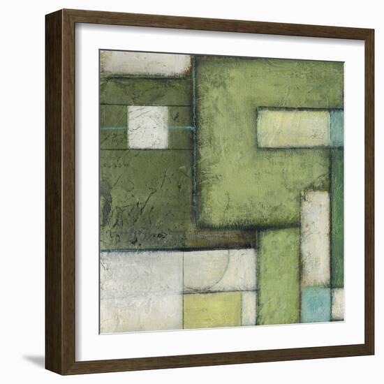 Green Space I-Beverly Crawford-Framed Art Print