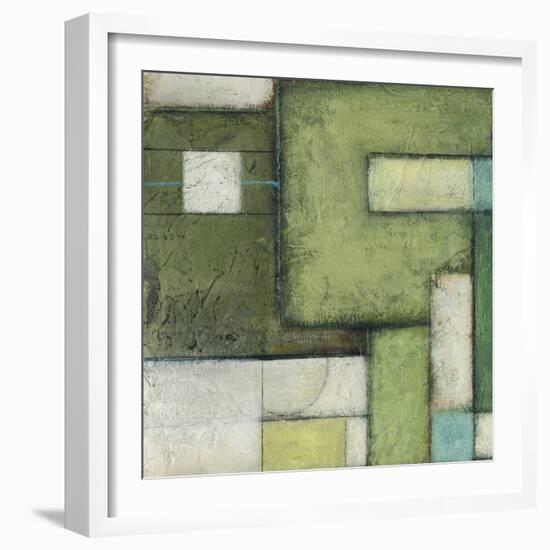 Green Space I-Beverly Crawford-Framed Art Print