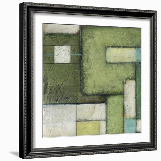 Green Space I-Beverly Crawford-Framed Art Print