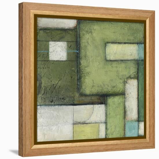 Green Space I-Beverly Crawford-Framed Stretched Canvas