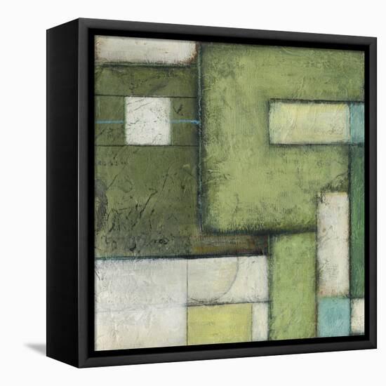 Green Space I-Beverly Crawford-Framed Stretched Canvas