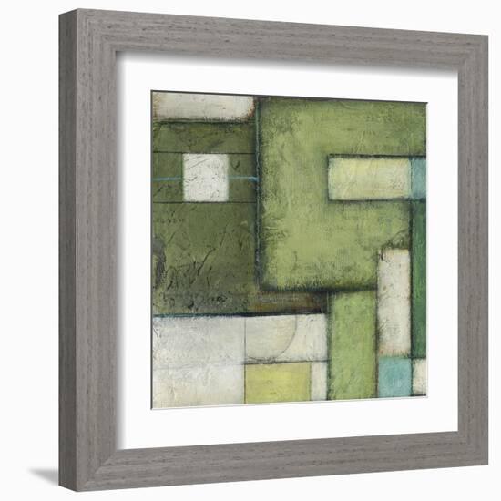 Green Space I-Beverly Crawford-Framed Art Print