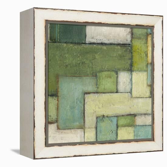 Green Space III-Beverly Crawford-Framed Stretched Canvas