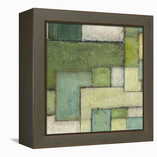 Green Space III-Beverly Crawford-Framed Stretched Canvas