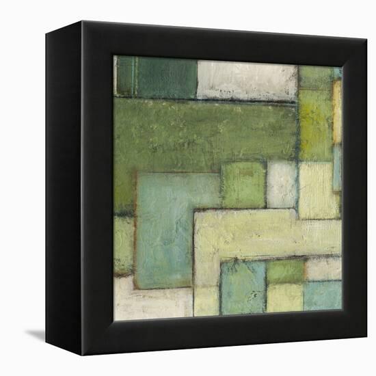 Green Space III-Beverly Crawford-Framed Stretched Canvas