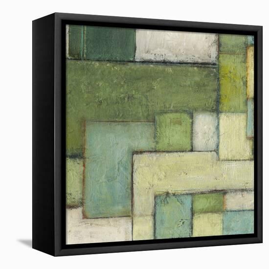 Green Space III-Beverly Crawford-Framed Stretched Canvas