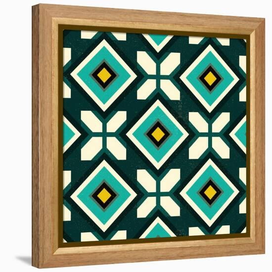 Green Spanish tile, 2018-Andrew Watson-Framed Premier Image Canvas