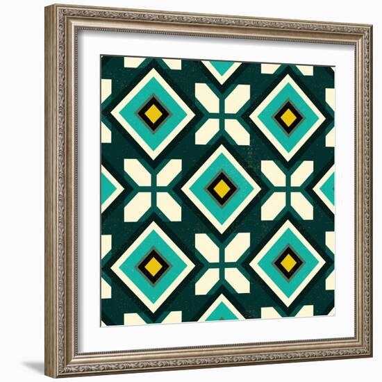 Green Spanish tile, 2018-Andrew Watson-Framed Premium Giclee Print