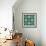 Green Spanish tile, 2018-Andrew Watson-Framed Premium Giclee Print displayed on a wall
