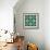 Green Spanish tile, 2018-Andrew Watson-Framed Giclee Print displayed on a wall