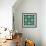 Green Spanish tile, 2018-Andrew Watson-Framed Giclee Print displayed on a wall