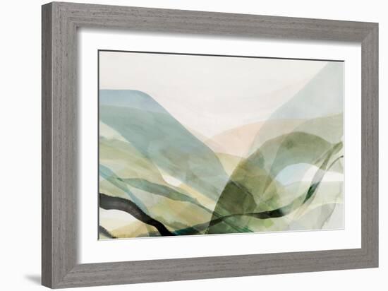 Green Spectre II-null-Framed Art Print