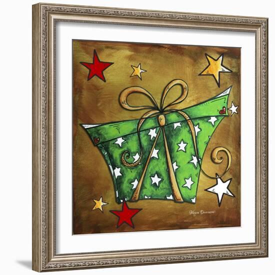 Green Stars Present-Megan Aroon Duncanson-Framed Giclee Print