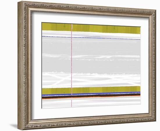 Green Strip-NaxArt-Framed Art Print