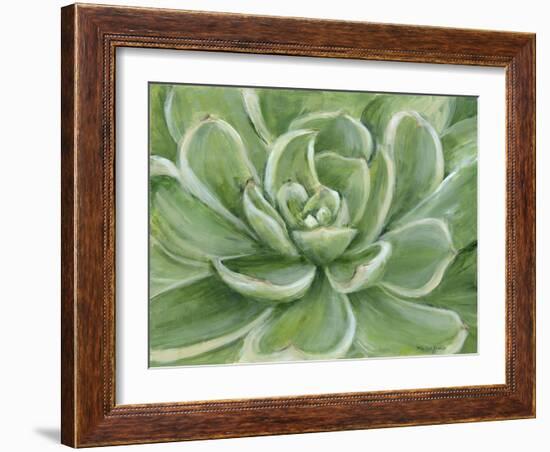 Green Succulent-Marilyn Dunlap-Framed Art Print