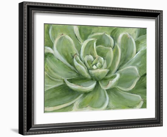 Green Succulent-Marilyn Dunlap-Framed Art Print