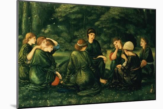 Green Summer, 1868-Edward Burne-Jones-Mounted Giclee Print