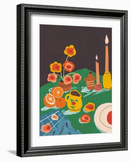 Green Table-Gigi Rosado-Framed Giclee Print