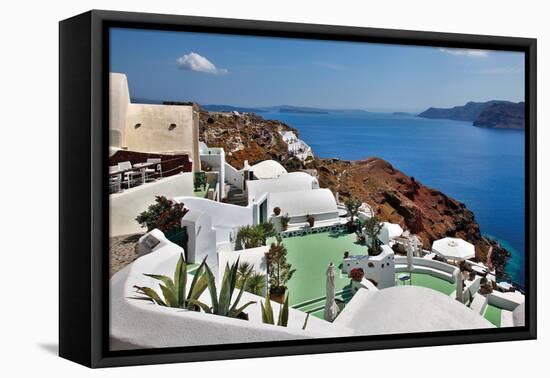 Green Terrace Caldera View-Larry Malvin-Framed Premier Image Canvas