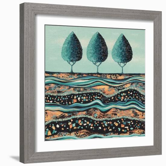 Green Three-Lisa Frances Judd-Framed Art Print