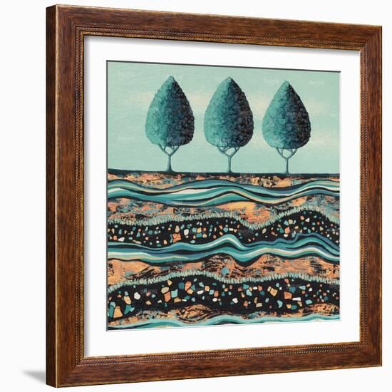 Green Three-Lisa Frances Judd-Framed Art Print