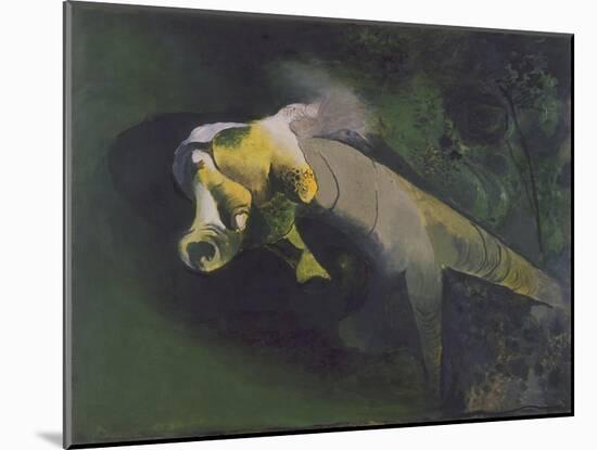 Green Tree Form: Interior of Woods-Graham Sutherland-Mounted Giclee Print