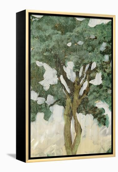 Green Tree Line III-PI Studio-Framed Stretched Canvas