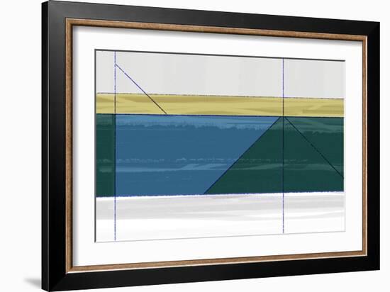 Green Triangle-NaxArt-Framed Art Print