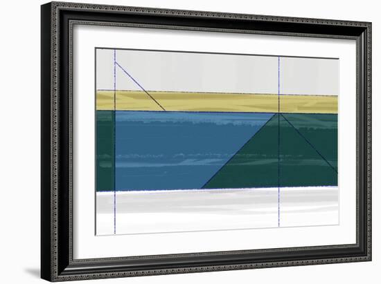 Green Triangle-NaxArt-Framed Art Print